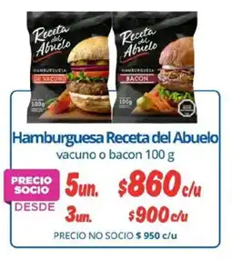 Alvi Receta del abuelo hamburguesa vacuno o bacon oferta