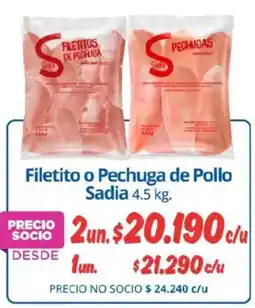 Alvi Sadia filetito o pechuga de pollo oferta