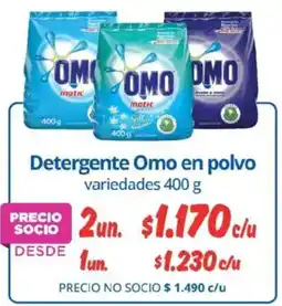 Alvi Omo en polvo detergente variedades oferta