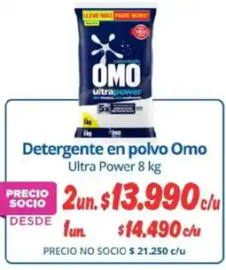 Alvi Omo detergente en polvo ultra power oferta