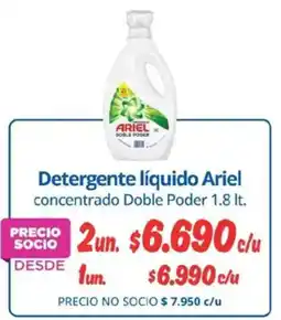 Alvi Ariel detergente líquido concentrado doble poder oferta