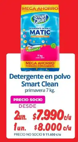 Alvi Smart clean detergente en polvo primavera oferta