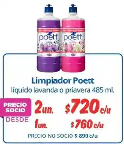 Alvi Poett limpiador líquido lavanda o priavera oferta