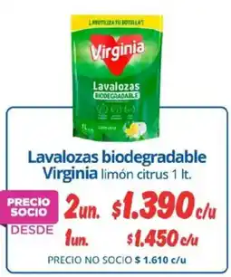 Alvi Virginia lavalozas biodegradable limón citrus oferta