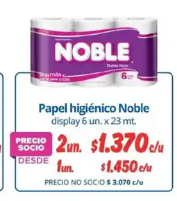 Alvi Noble papel higiénico display oferta