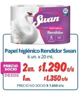 Alvi Swan papel higiénico rendidor oferta