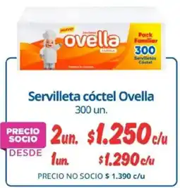 Alvi Ovella servilletos cóctel oferta