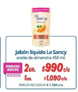 Alvi Le sancy jabón líquido aceite de almendra oferta