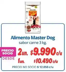 Alvi Master dog alimento sabor carne oferta