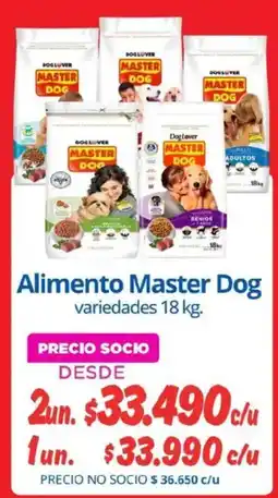 Alvi Master dog alimento variedades oferta