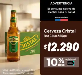 Cristal cerveza bot