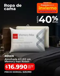 Easy Memory max almohada rosen oferta