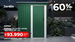 Easy Jardín igpro bodega de jardín verde oferta