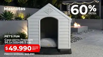 Pet's fun casa perro premium