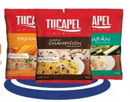 Provimarket Tucapel arroces chaufán, curry champiñón, primavera oferta