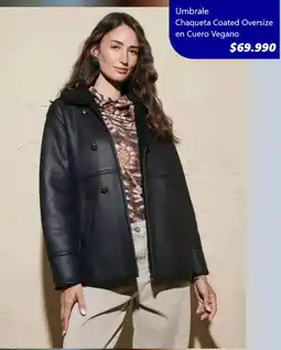 Hites Umbrale chaqueta coated oversize en cuero vegano oferta