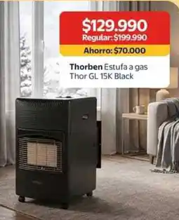 Lider Thorben estufa a gas oferta