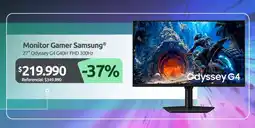 PC Factory Samsung monitor gamer 27" odyssey oferta