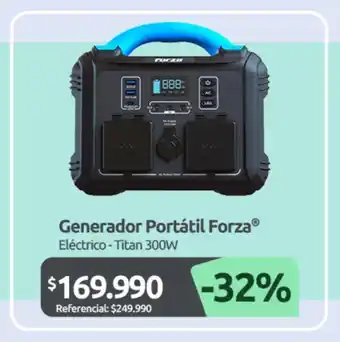 Generador portátil forza