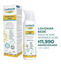 Cruz Verde Lovemar bebé agua de mar isotónica oferta