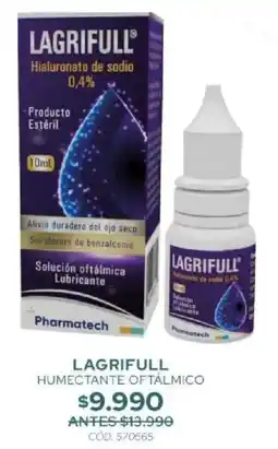 Cruz Verde Lagrifull humectante oftálmico oferta