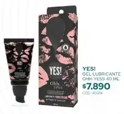 Cruz Verde Yes! gel lubricante ohh yess oferta