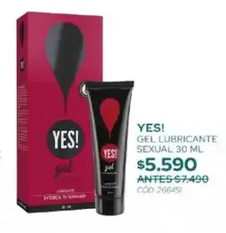 Cruz Verde Yes! gel lubricante sexual oferta