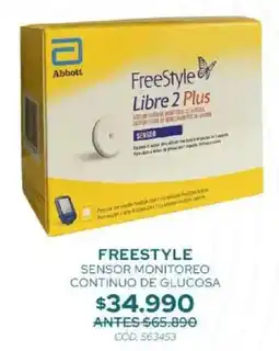 Cruz Verde Freestyle sensor monitoreo continuo de glucosa oferta