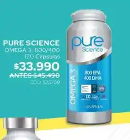 Cruz Verde Pure science omega 3, 800/400 oferta