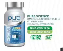 Cruz Verde Pure science omega 3 junior ultra dha oferta