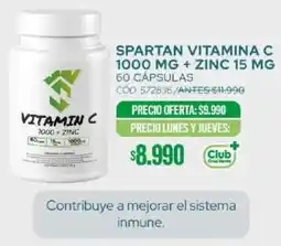 Cruz Verde Spartan vitamina C oferta