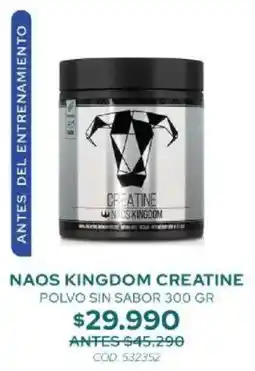 Cruz Verde Naos kingdom creatine polvo sin sabor oferta