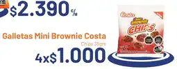 Provimarket Costa mini brownie chips oferta