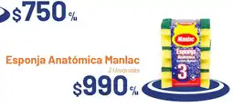 Provimarket Manlac esponja anatómica oferta