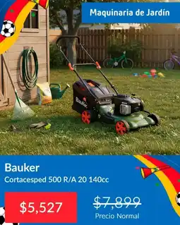 Constructor Sodimac Bauker - cortacesped 500 r/a 20 140cc oferta