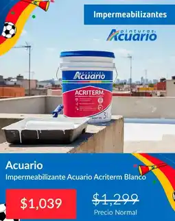 Constructor Sodimac Acuario impermeabilizante acuario acriterm blanco oferta