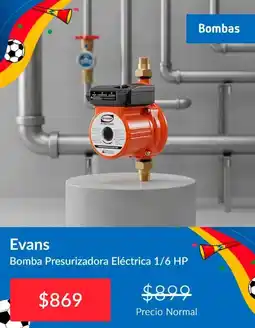 Constructor Sodimac Hp - bomba presurizadora electrica 1/6 oferta