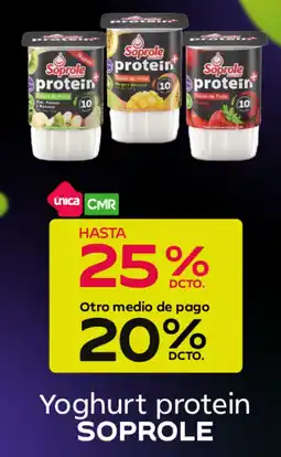 Tottus Soprole yoghurt protein oferta
