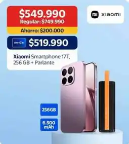 Lider Xiaomi smartphone 17T oferta