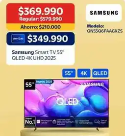 Lider Samsung smart tv 55" oferta