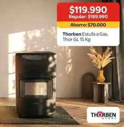 Lider Thörben store thorben estufa a gas oferta