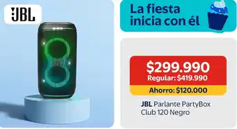 Jbl parlante partybox club 120 negro