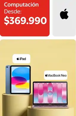 Lider iPad computación oferta
