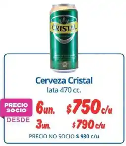Alvi Cristal cerveza lata oferta