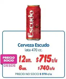Alvi Escudo cerveza lata oferta