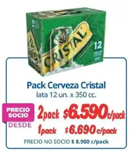 Alvi Cristal pack cerveza lata oferta