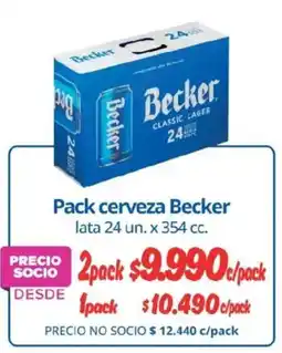 Alvi Becker pack cerveza lata oferta