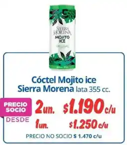Alvi Sierra morena cóctel mojito ice lata oferta