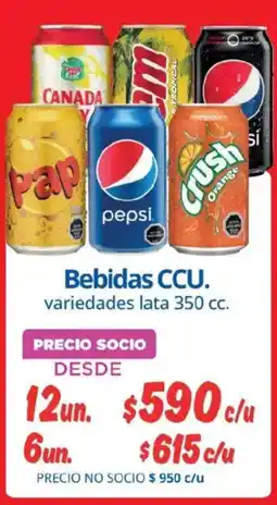 Alvi Bebidas CCU. variedades lata oferta