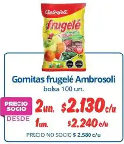 Alvi Frugelé gomitas ambrosoli bolsa oferta